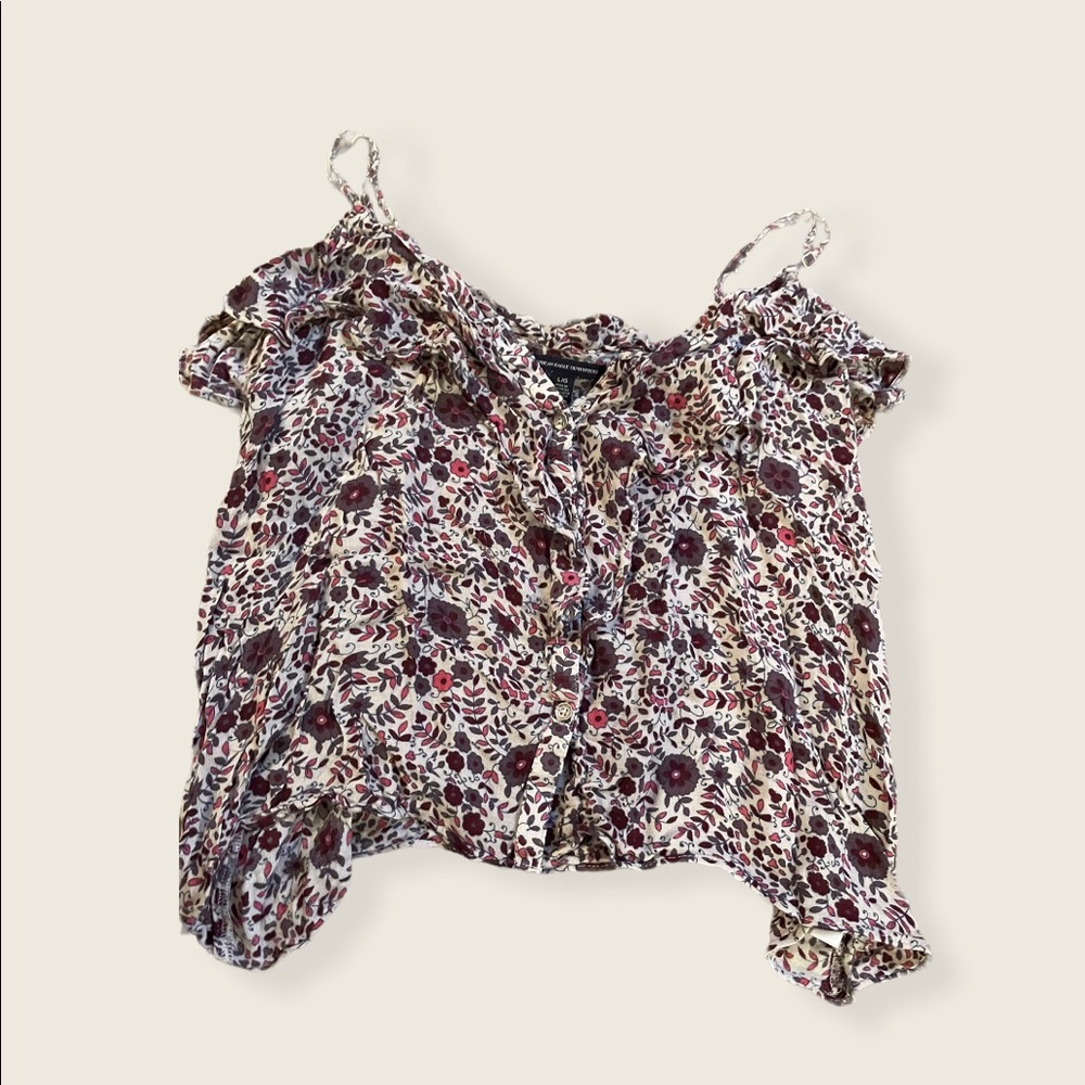 American Eagle Crop Top size: large